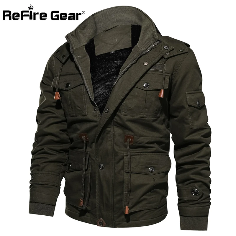 Refire Gear теплая военная куртка мужская армейская пилота зимняя одежда для мужчин