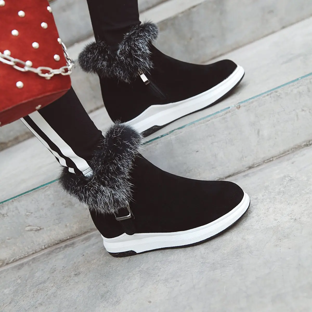 NEMAONE/теплые женские зимние ботинки на платформе; Водонепроницаемая женская обувь; зимние сапоги; женская зимняя обувь; женские ботинки