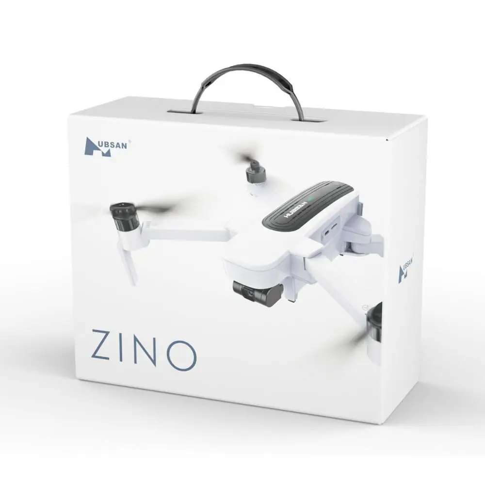 Hubsan H117S Квадрокоптер с дистанционным управлением Zino gps 5G Wi-Fi 1 км с видом от первого лица в формате 4K UHD, Широкий формат HD Камера 3-осевому гидростабилизатору Радиоуправляемый Дрон RTF