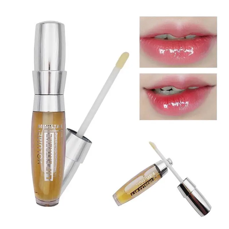 

Transparent Lips Plumper Gloss Brand Makeup Waterproof Women Winter Fuller Moisturizing Lips Plumper Gloss Cosmetics