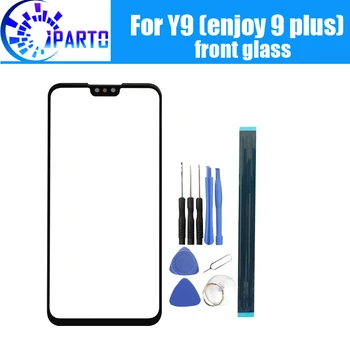 

For Huawei Y9 Front Glass Screen Lens 100% Original Front Touch Screen Glass Outer Lens for Y9(enjoy 9 plus) Phone+Tools