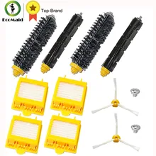 Replacement Beater Bristle Brush Hepa Filter 3-Armed Side Brush Screws For iRobot Roomba 700 Series Vacuum Cleaning Robots