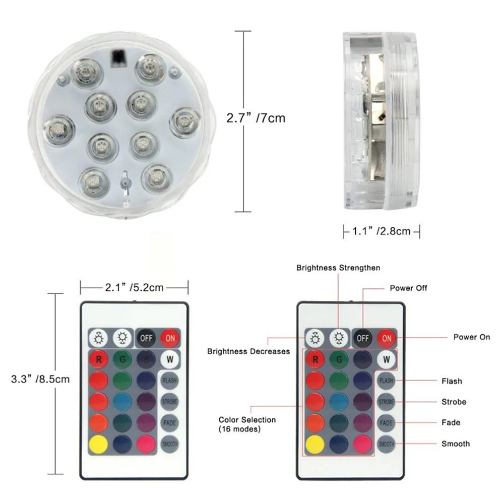 single color led underwater light led outdoor