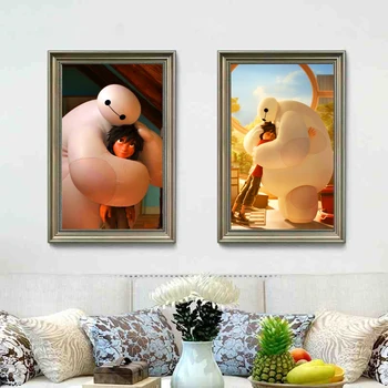 

5D Diy Diamond Painting Kit Baymax Full Rhinestones Cross Stitch Kit Diamond Embroidery Mosaic Cartoon Big Hero Needlework Gift