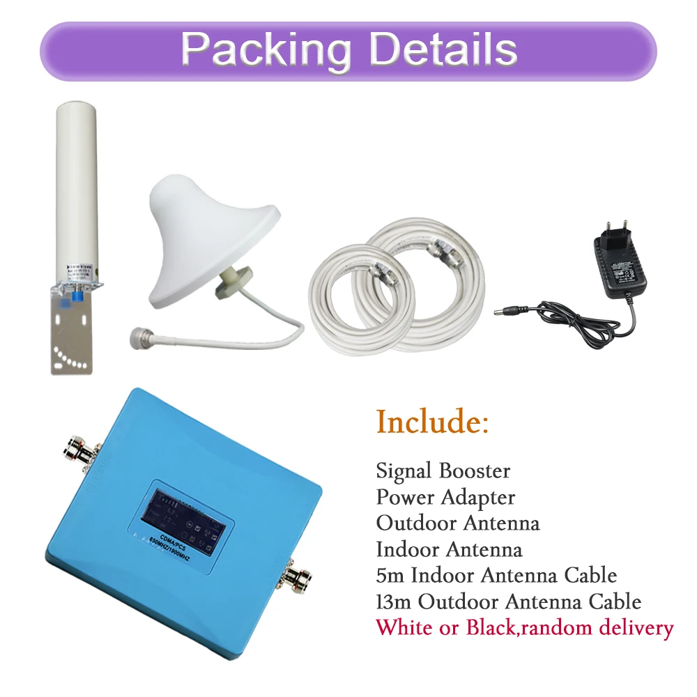 

cell phone booster Internal Antenna Amplifier Kit for 2G 3G 4G CDMA 850mhz PCS 1900 Mobile Signal Repetidor antenna for repeate