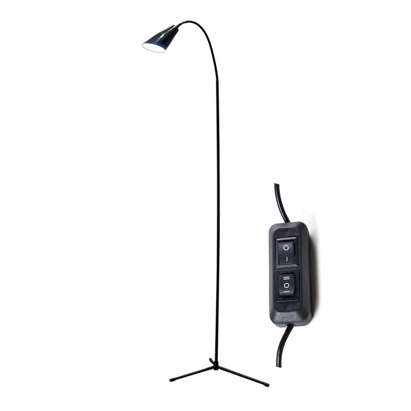 

LED Floor Lamp USB Flexible Gooseneck Standing Dimmer Light with Stable Base Standing Reading Lamp for Office Bedroom Modern