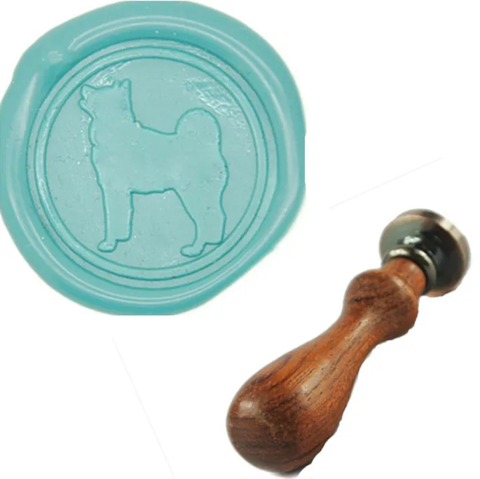 

Akita Dog Seal Wax Kit,Vintage Wax Badge Seal Stamp Kit Wax Set Tool Gift
