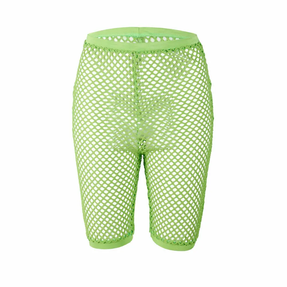 

1Pcs Women Sexy High Waist Mesh Fishnet Crochet Pants Beach Bikini Cover Up Trousers Beach Pants