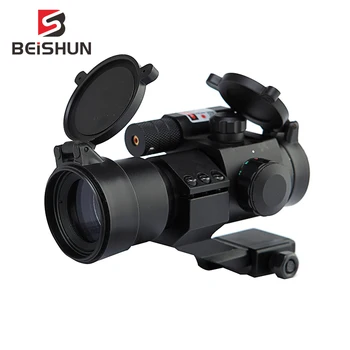 

Hunting Riflescope Telescopic Illuminated Red Green Dot Rifel Scope Sight 20mm Rail Mount Laser collimator