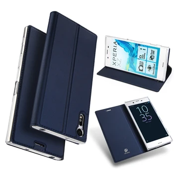 

Fashion Leather Case For Sony Xperia XZ XZs Case Luxury Slim High Quality Flip Stand Cases TPU Cover For Sony Xperia XZ Dual XZS