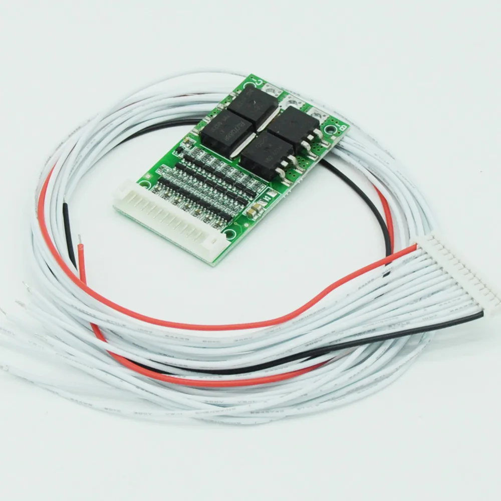 BMS 6S 7S 8S 9S 10S 11S 12S 13S 4.2V 25A Adjustable BMS Lithium Li-ion 18650 Battery Pack Protection Circuit Module PCB PCM  (4)