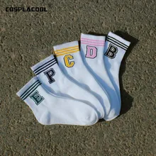 Модные популярные удобные лаконичные черные/белые полосатые женские носки чистый дышащий Приятно Прохладный носки Calcetines Mujer