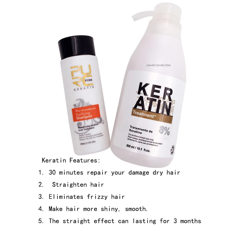 8 Formalin Keratin Brazil Keratin Treatment 100ml Purifying