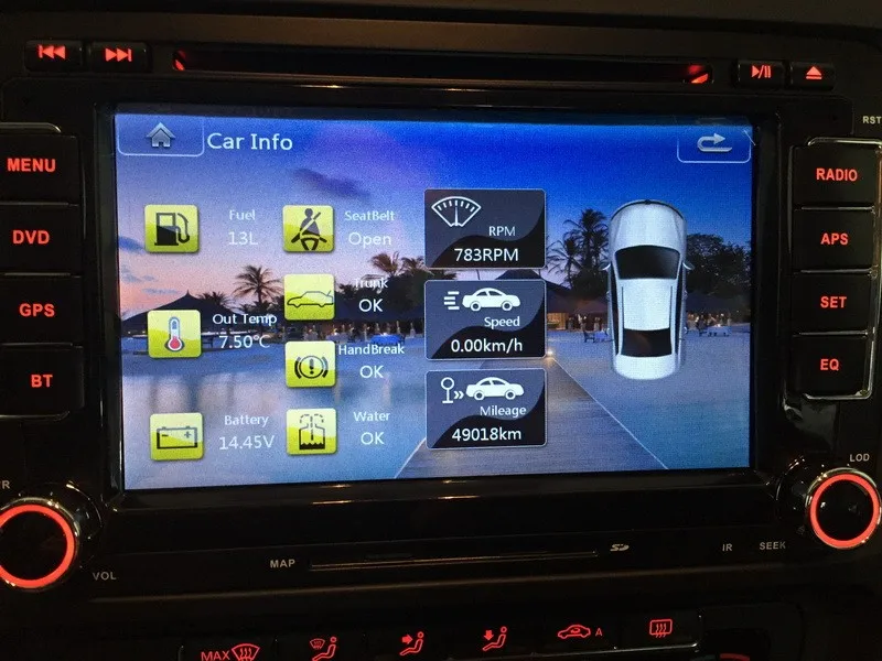 vw passat jetta real car dvd