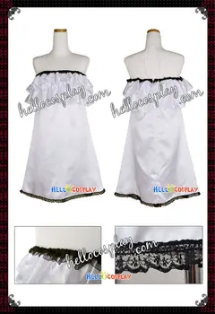 

Vocaloid 2 Cosplay Costume Kagamine Rin White Dress H008