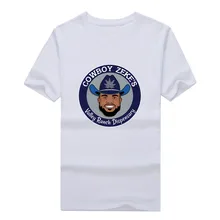 2017 Short Sleeve Logo Printed Cowboy zeke’s dispensary T-shirts New Fashion High Quality Ezekiel Elliott Tops for Man shirt