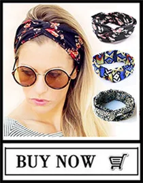 Bohemia BOHO Wide Cotton Stretch Women Headbands Headpiece Headwrap Turban Headwear Bandage Hair Bands Bandana Fascinator crocodile hair clips