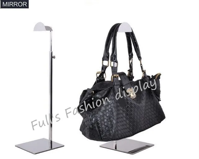 

10pcs Wholesale mirror women's bag scarves hair holder hanger display rack showing stand adjustable handbag display rack