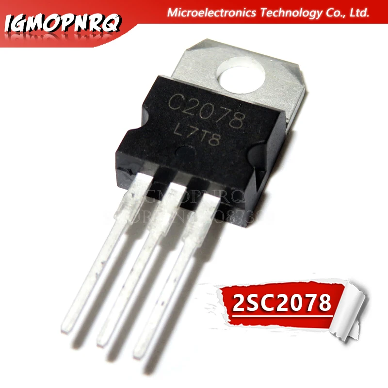 50 шт. высокочастотный канальный транзистор C2078 2SC2078 3A 80V NPN | Электронные