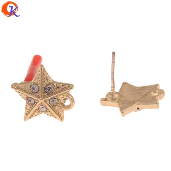

Cordial Design 100Pcs 13*14MM Jewelry Accessories/Earrings Stud/Star Shape/Soft Pin/DIY Making/Hand Made/Earring Findings