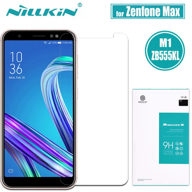 

Nillkin Amazing H Tempered Glass For Asus Zenfone Max M1 ZB555KL 5.5" nano Protective For Asus Zenfone Max M1 ZB555KL flim