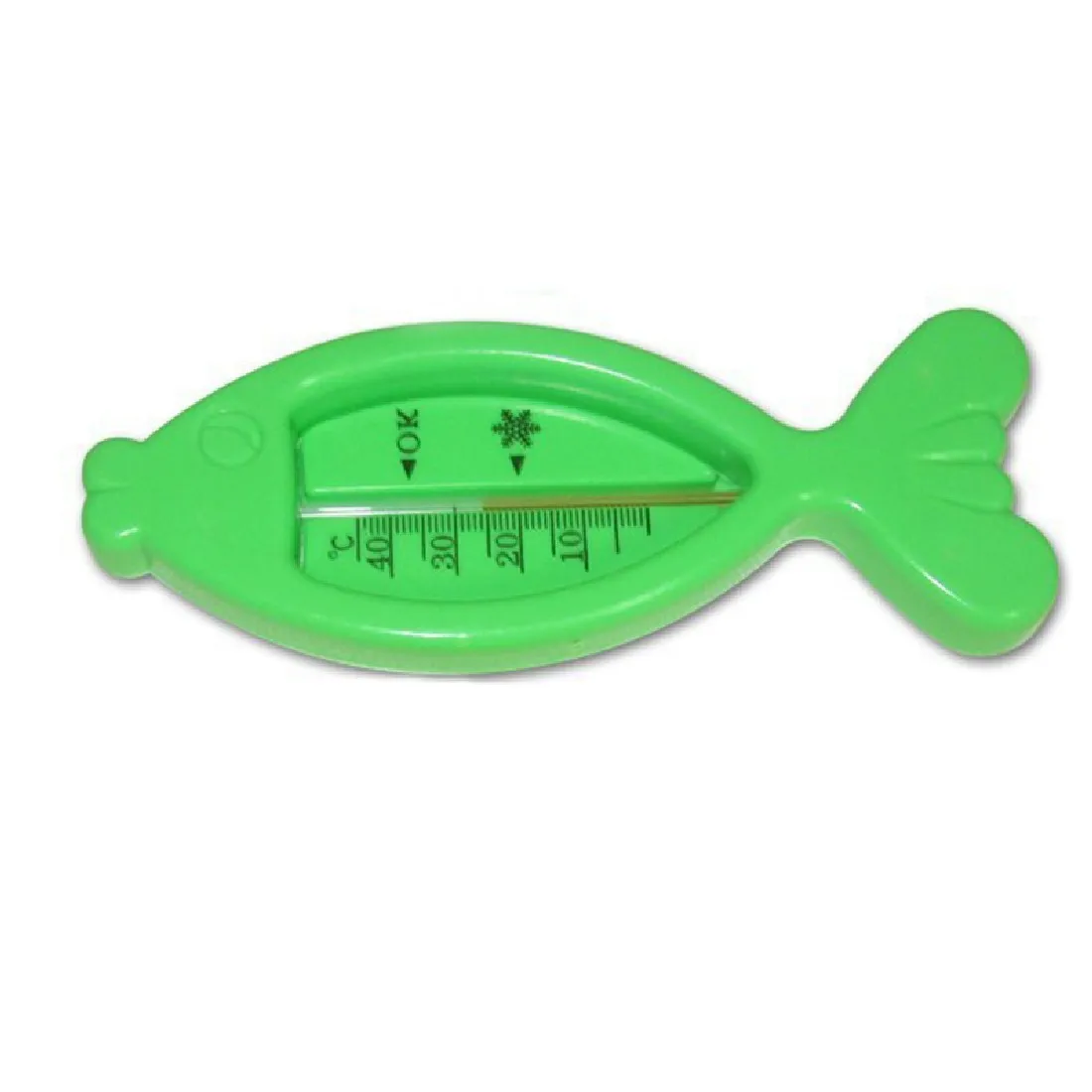 1 шт. в форме рыбы мультфильм пластиковые плавающие Ванна воды сенсор термометр для детей Детские игрушки безопасно прекрасный подарок случайный цвет