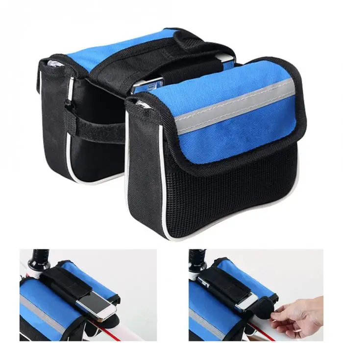 Clearance Durable Large Capacity Bike Bicycle Front Basket Waterproof Tube Handlebar Bag Outdoor Accessories ASD88 1 Clearance Durable Large Capacity Bike Bicycle Front Basket Waterproof Tube Handlebar Bag Outdoor Accessories ASD88 1