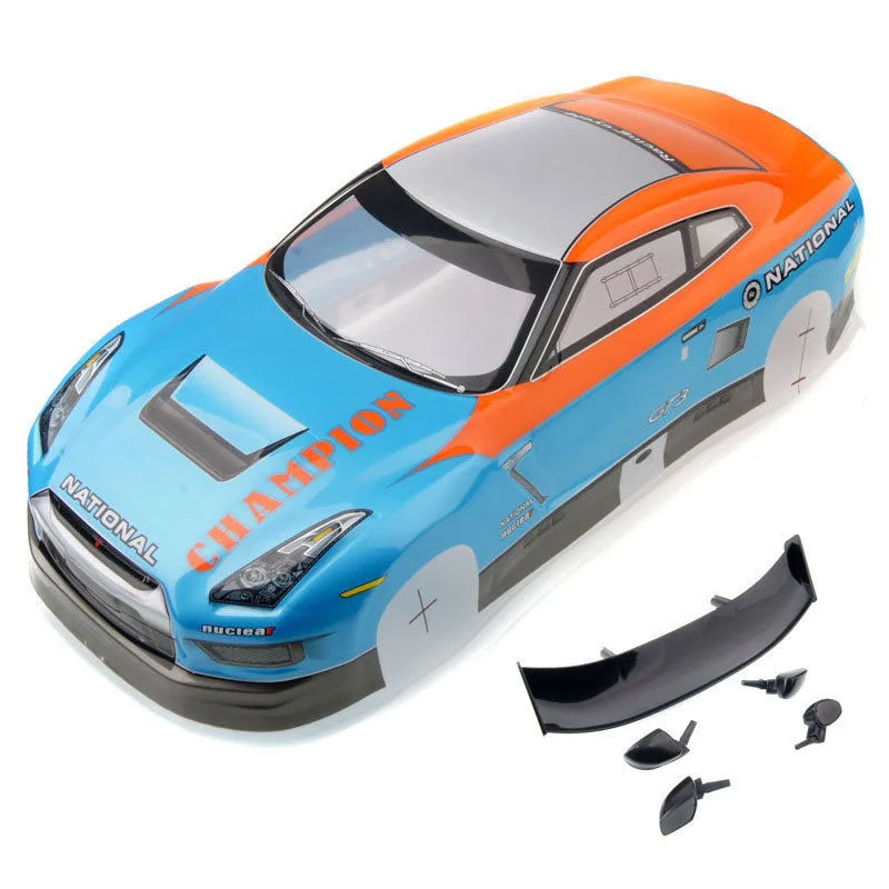 

RC AUSTAR AX30 Blue Plastic Body Shell & Wing For 1/10th On-Road Car & Drift Car HSP 94123 94122 94103
