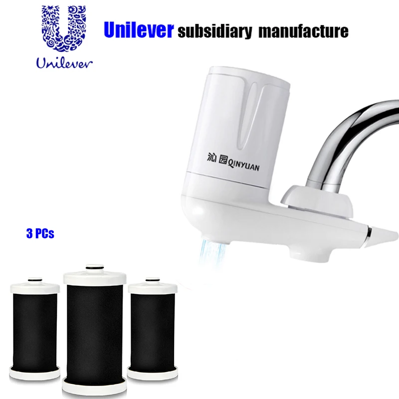 Tap Water Filter 3 pcs replacement filter coconut Activated Carbon filter Faucet Tap Filter