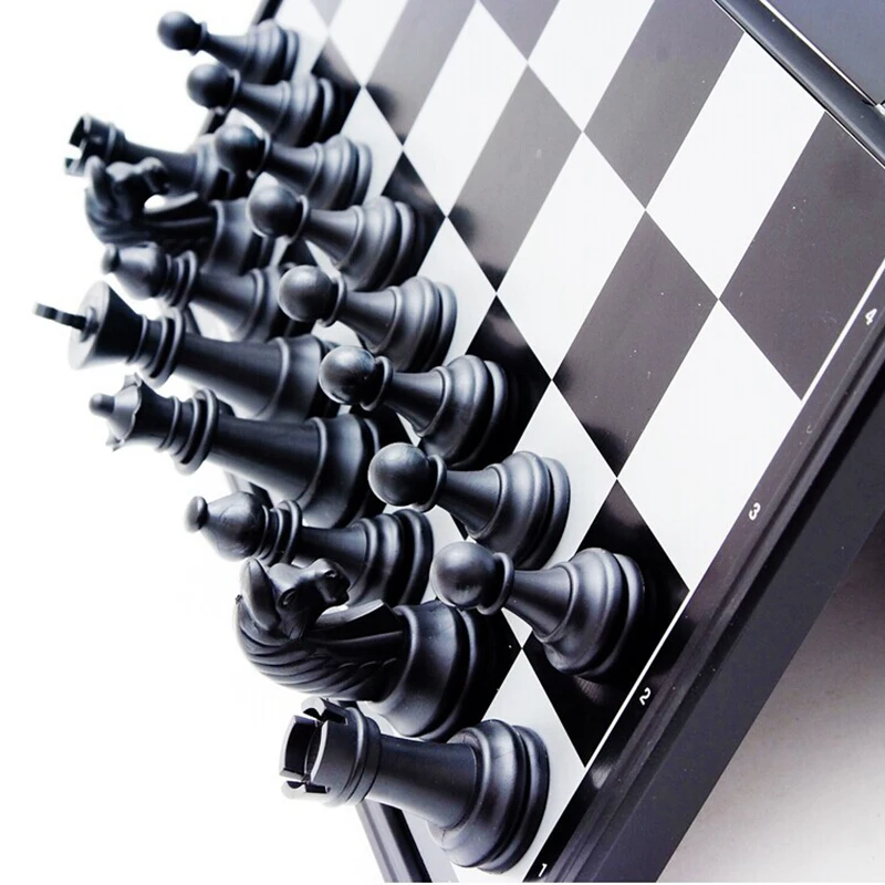 Международные слова шахматы средневековые складные Шахматы/полный Шахматный набор развлечения 32 мм* 195 мм