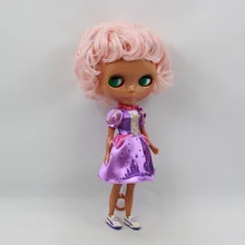 Стоимость розовые волосы Обнаженная кукла черный куклы завод Куклы подходит для DIY Изменить BJD игрушка для Обувь для девочек