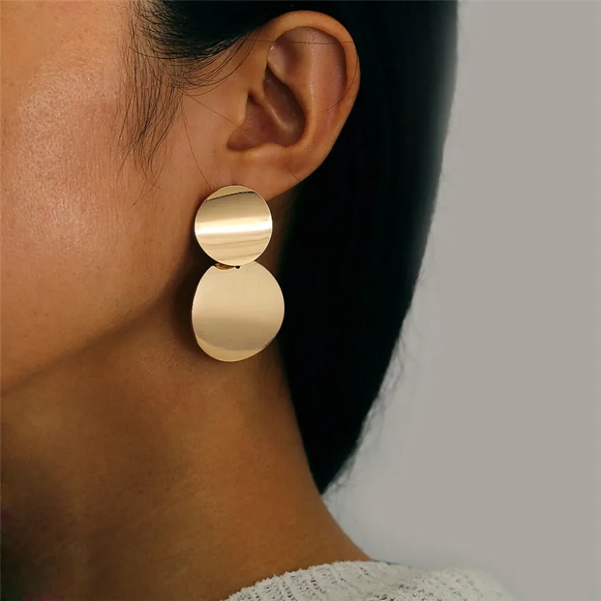 M-MISM-Double-Round-Metal-Earrings-Fashion-Jewelry-Simple-Vintage-Goled-Sliver-Color-Bts-Earrings-Drop