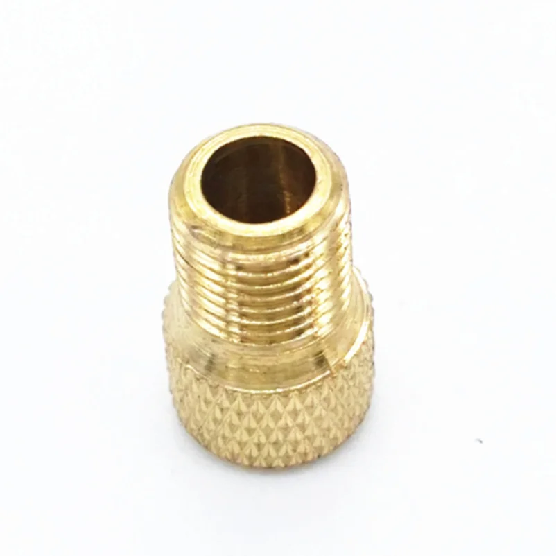 Perfect Copper road bike bicycle valve adapters wind fire wheels adapters gas nozzle air valve Conversion head Converter TL0202 2