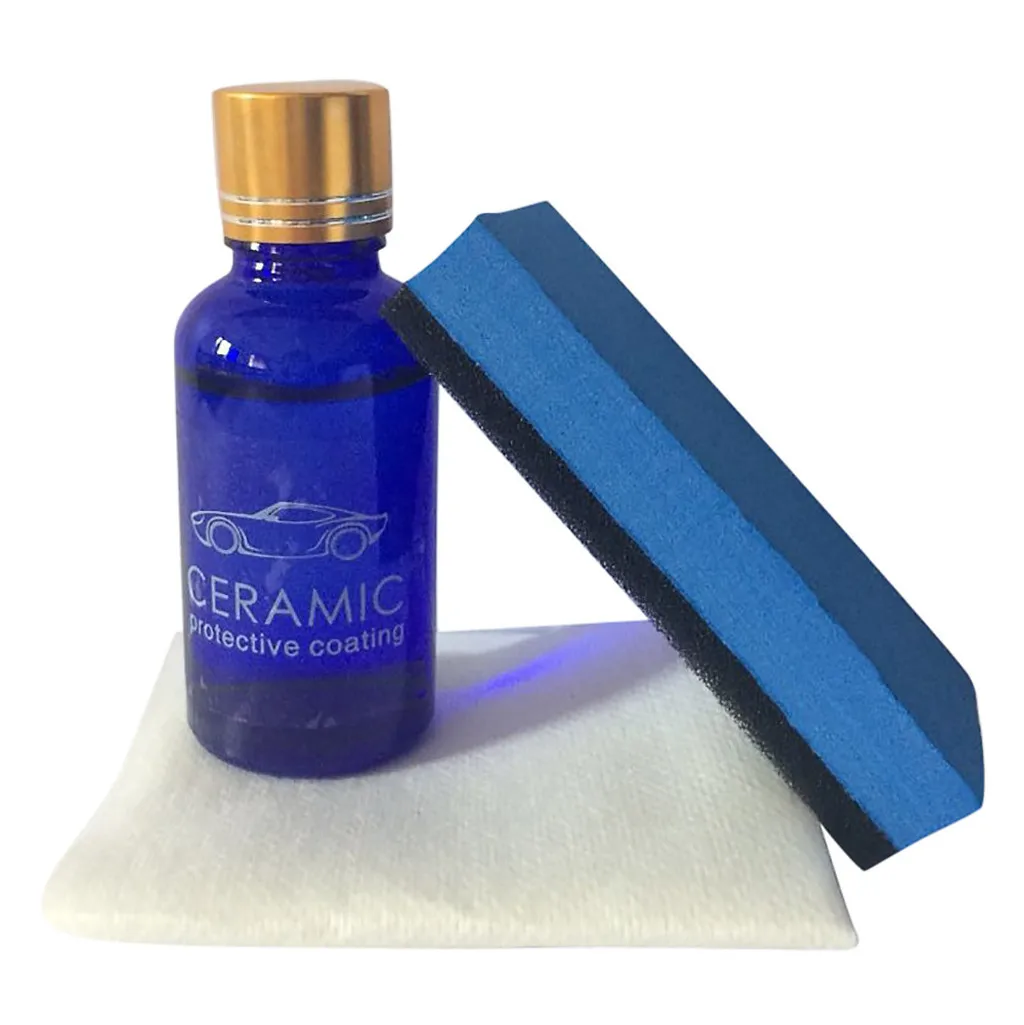 Polysiloxane and Nano materials 50ML 9H Car Oxidation Liquid Ceramic Coat Super Hydrophobic Glass Coating Set