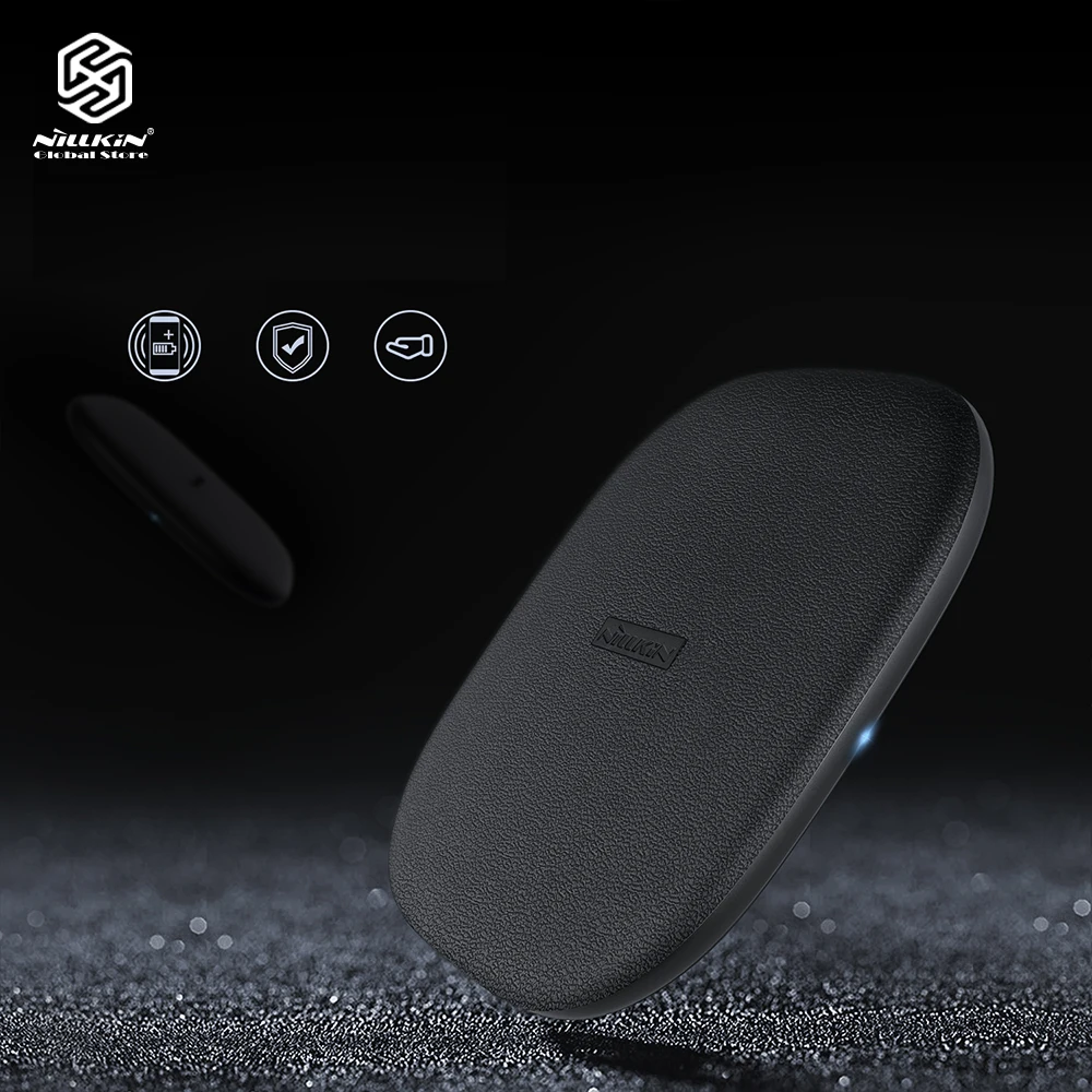 

NILLKIN 10W Fast Qi Wireless Charger for iPhone X/8/8 Plus for Samsung Note 8/S9/S9 Plus slim Wireless Charging Pad