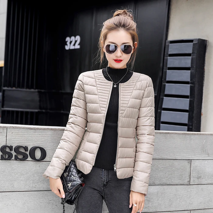 Goedkoop KMETRAM 2019 Fashion Ultralight Parka Winter Jas Vrouwen Unieke Stijl vrouwen Jassen Korte Warm Dunne Winterjas Vrouwen HH330