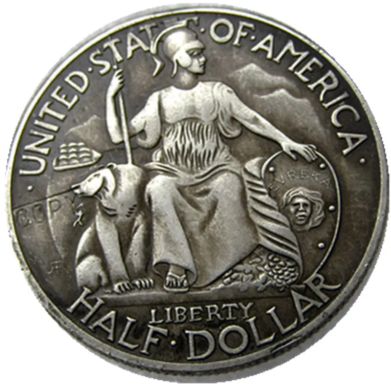 

1935 San Diego Commemorative Half Dollars Silver Plated Copy Coins