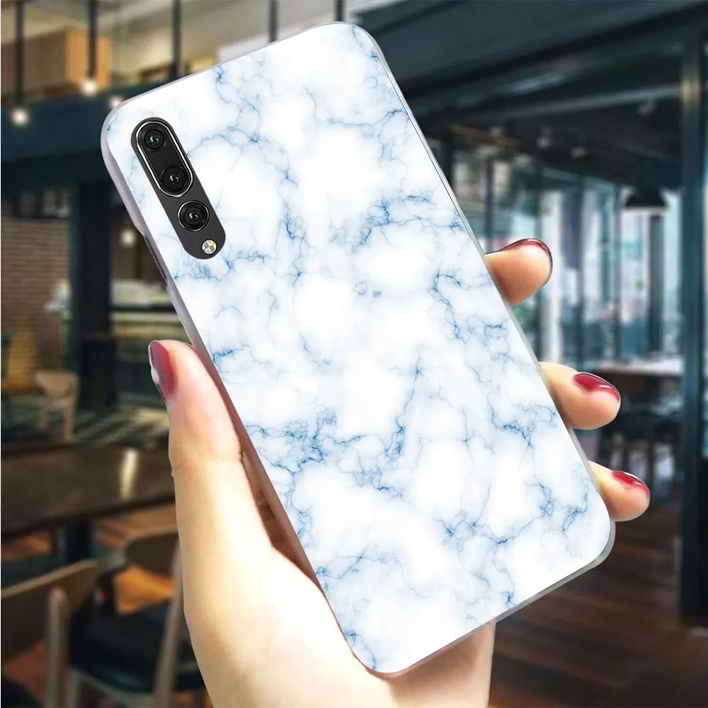 

Hard Cover for Huawei P10 Pure Marble Case for P20 Case P8 Lite Pro P9 Mini P Smart Mate 10 20 Back Skin Hybrid