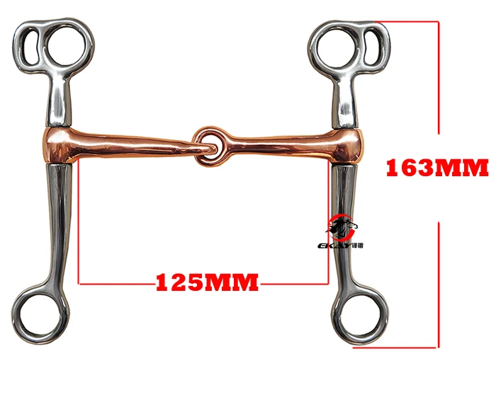 Нержавеющая сталь лошадь бит, " медный соединенный рот, никогда не ржавеет. верховая езда бит(BT1101U