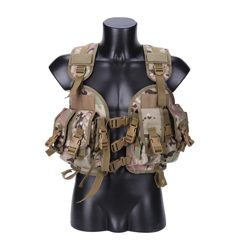 

Military Airsoft Vest Tactical Molle Combat Camouflage Vest Men Hunter Protective Waistcoat CS Assault Clothing Wargame Wear