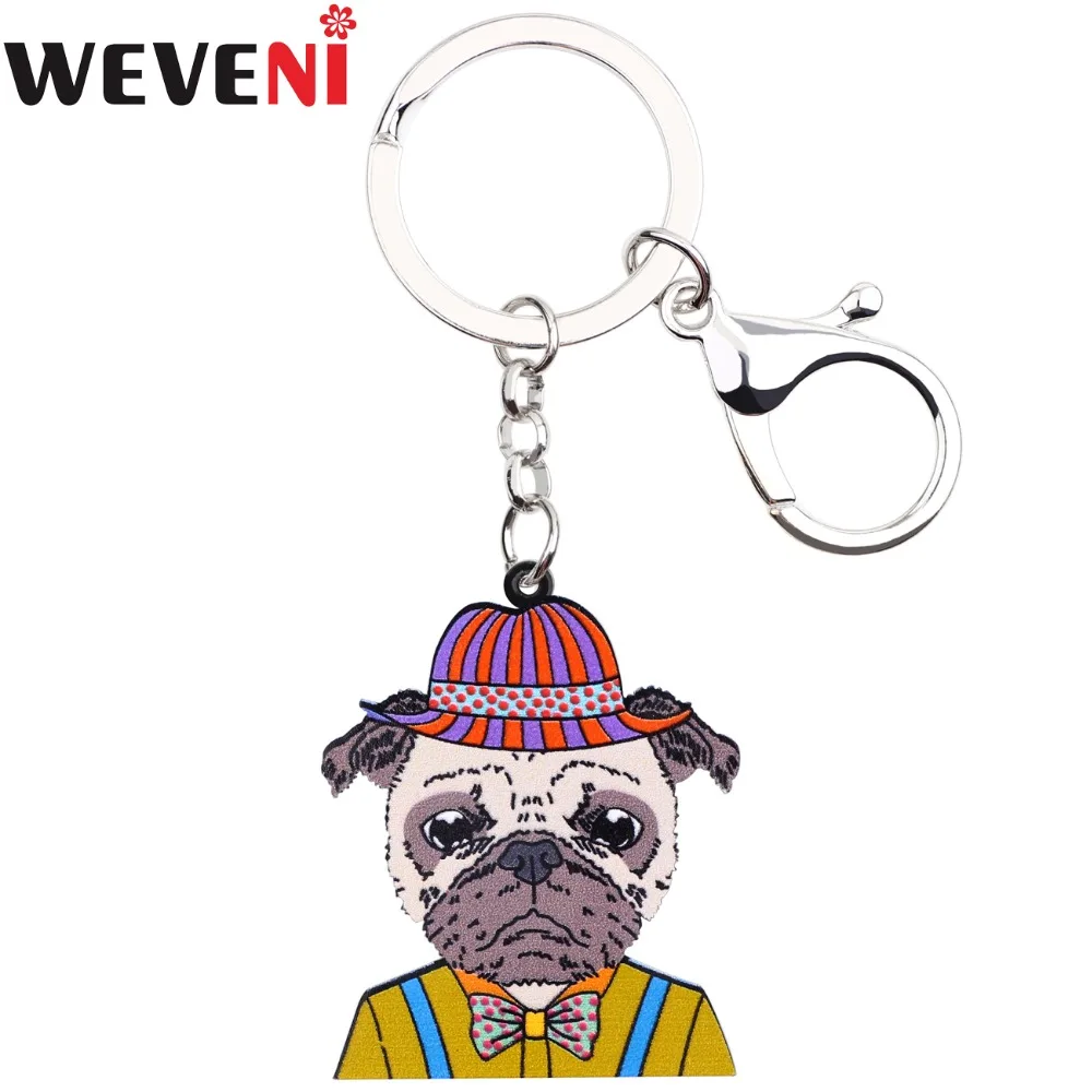 dog man keychain