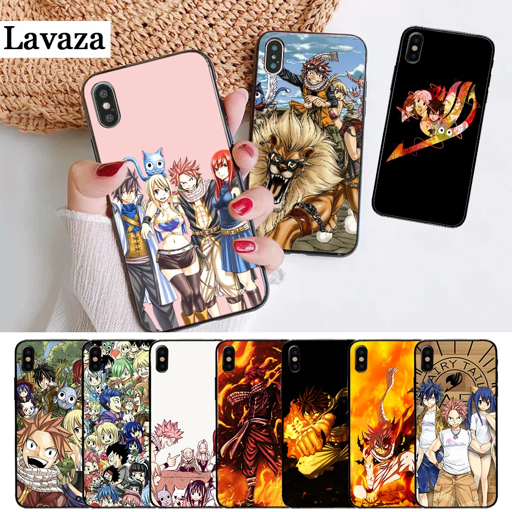 

Lavaza Manga Fairy Tail Silicone Case for iPhone 5 5S 6 6S Plus 7 8 X XS Max XR