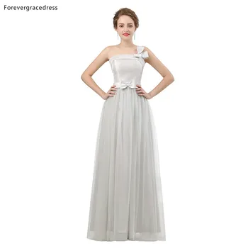 

Forevergracedress One Shoulder Bridesmaid Dresses A Line Wedding Party Guest Maid of Honor Gowns Plus Size Custom Made
