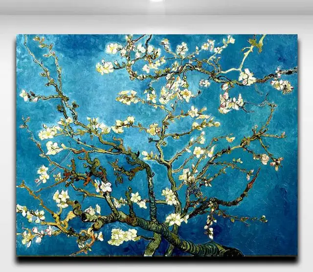 Árbol de Almendra floreciente Obras De Van Gogh Reproducción Pintura Al