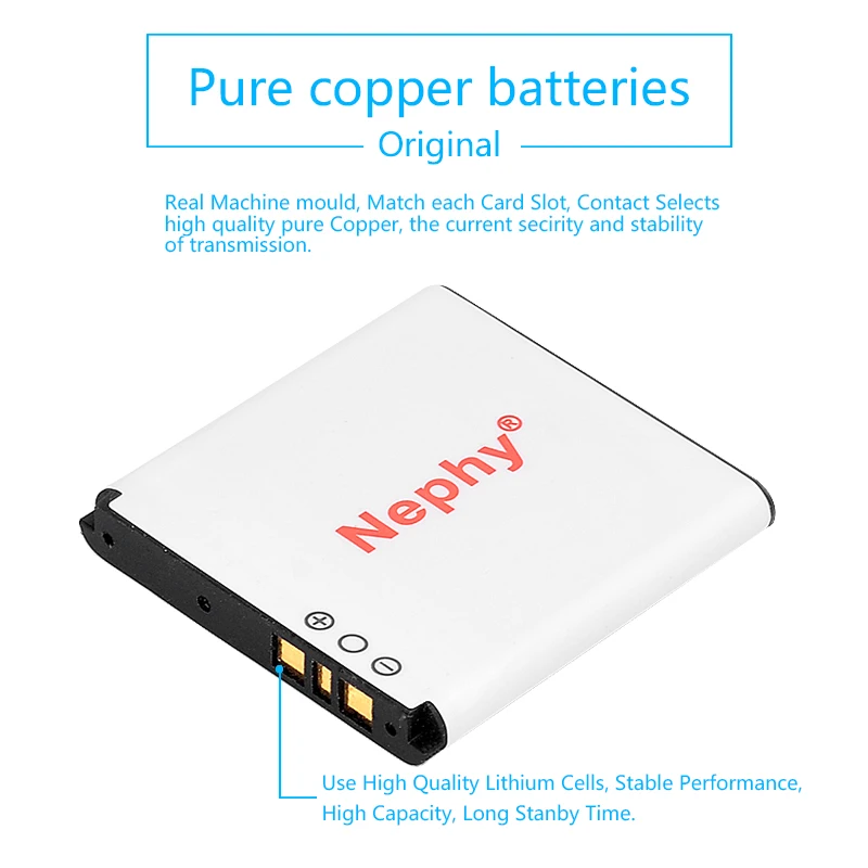 Оригинальный аккумулятор Nephy BST38 для Sony C510 C902 C905 C905a K770 K770i K580 K850i K858 R300 R306 S312 S500 T658 W580