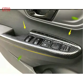 

STYO Car ABS Door Window Switch Panel Cover Trim For LHD Hyundai1 Kona Encino 2018 2019