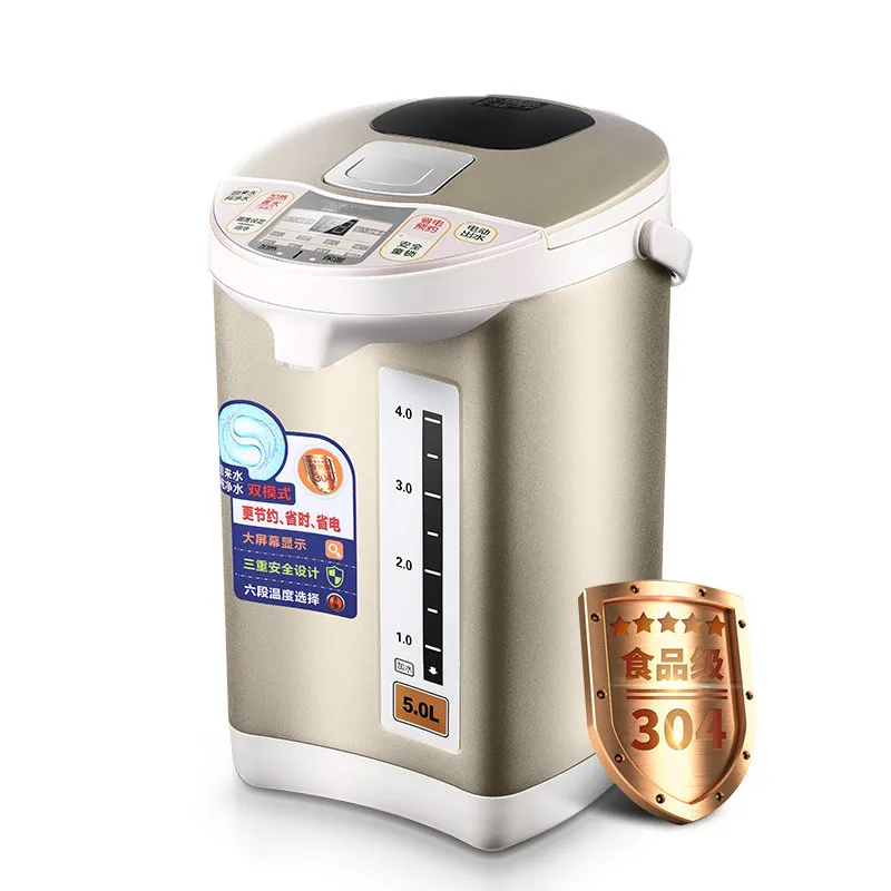 Electric thermos water bottle insulated kettle can open 5L home 304