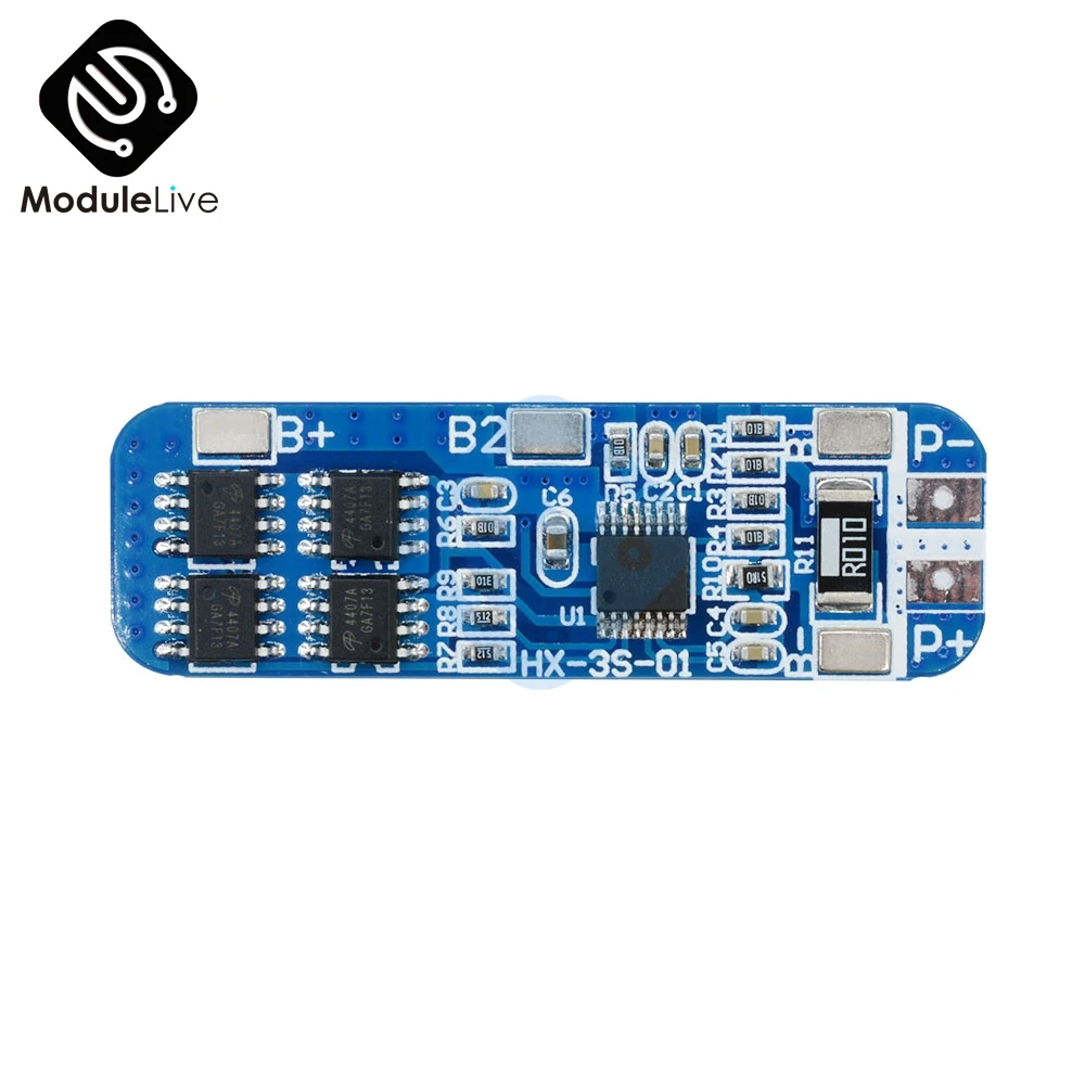 3S 12V 18650 10A BMS зарядное устройство литий ионная литиевая батарея Защитная плата 10 8 V