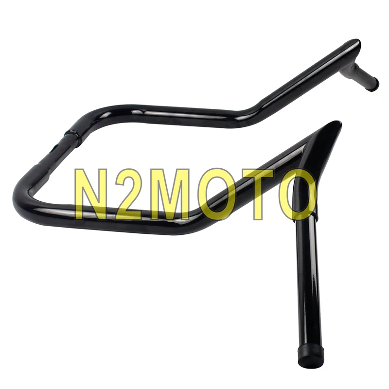 Черный мотоцикл 1" 14" 1" Rise 1 1/4" Руль для Harley Touring модели Batwing обтекатель FLHT FLHTC 1982-настоящее время