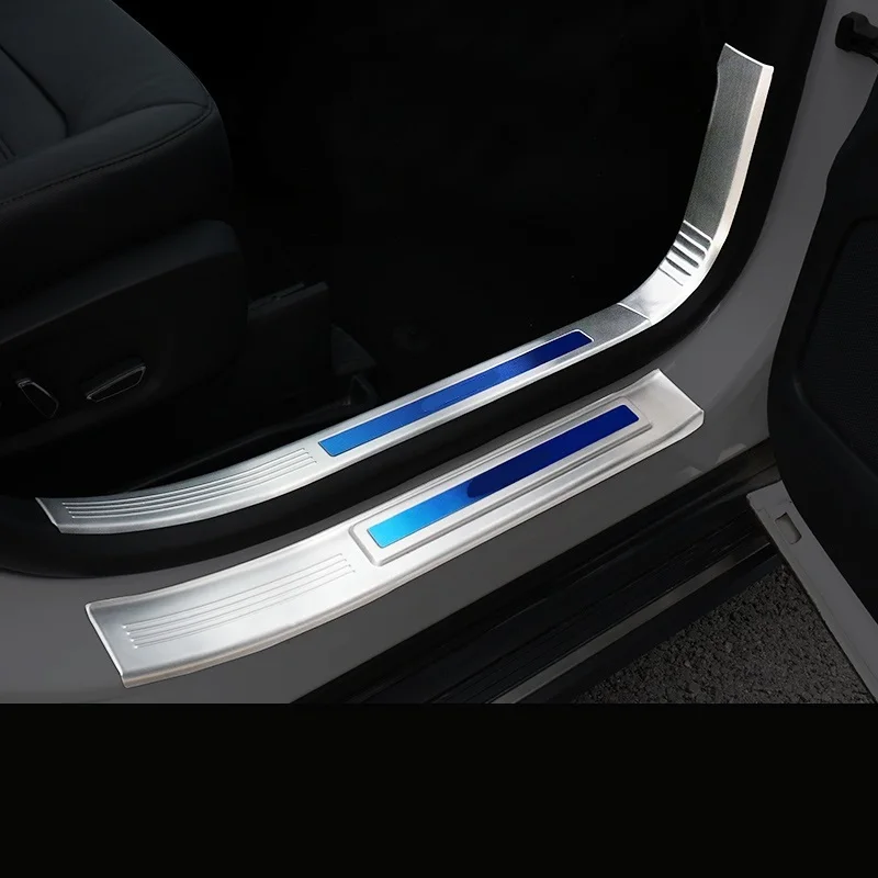 

Door Foot Pedal Exterior Excent Chromium Modified Automovil Decoration Bright Sequins Accessories Trim 15 16 17 18 FOR Ford Edge
